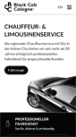 Mobile Screenshot of black-cab-cologne.de